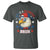 WTF Is A Kilometer Bruh T Shirt Funny Patriotic American Bald Eagle TS02