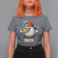 WTF Is A Kilometer Bruh T Shirt For Women Funny Patriotic American Bald Eagle TS02