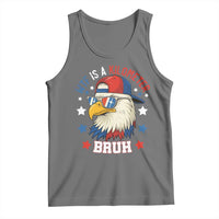 WTF Is A Kilometer Bruh Tank Top Funny Patriotic American Bald Eagle TS02