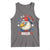 WTF Is A Kilometer Bruh Tank Top Funny Patriotic American Bald Eagle TS02