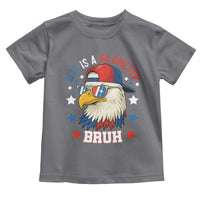 WTF Is A Kilometer Bruh Toddler T Shirt Funny Patriotic American Bald Eagle TS02