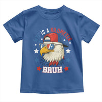 WTF Is A Kilometer Bruh Toddler T Shirt Funny Patriotic American Bald Eagle TS02