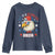 WTF Is A Kilometer Bruh Youth Sweatshirt Funny Patriotic American Bald Eagle TS02