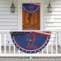 The Metric System Can't Measure Freedom Patriotic Fan Flag Funny Eagle 4th of July USA Flag