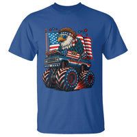 Patriotic Eagle Driving Monster Truck T Shirt 4th of July USA Flag Freedom - Wonder Print Shop
