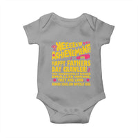 New Achievement Happy Fathers Day Crawler Baby Onesie Funny Gamer Dad LitRPG Gaming Milestone