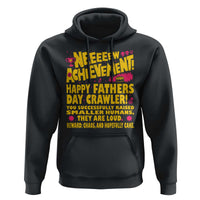 New Achievement Happy Fathers Day Crawler Hoodie Funny Gamer Dad LitRPG Gaming Milestone