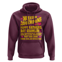 New Achievement Happy Fathers Day Crawler Hoodie Funny Gamer Dad LitRPG Gaming Milestone