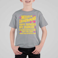 New Achievement Happy Fathers Day Crawler T Shirt For Kid Funny Gamer Dad LitRPG Gaming Milestone