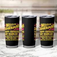 New Achievement Happy Fathers Day Crawler Tumbler Cup Funny Gamer Dad LitRPG Gaming Milestone