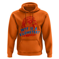WTF Is A Kilometer Funny American Bald Eagle Hoodie Patriotic 4th of July Humor
