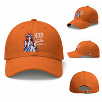 Patriotic Lady Liberty Feminist Graphic Baseball Cap Can Someone Please Just Put A Woman In Charge Funny Feminism
