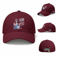 Patriotic Lady Liberty Feminist Graphic Baseball Cap Can Someone Please Just Put A Woman In Charge Funny Feminism