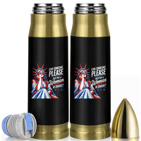 Patriotic Lady Liberty Feminist Graphic Bullet Tumbler Can Someone Please Just Put A Woman In Charge Funny Feminism