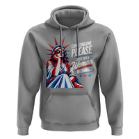Patriotic Lady Liberty Feminist Graphic Hoodie Can Someone Please Just Put A Woman In Charge Funny Feminism