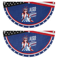 Lady Liberty Feminist Graphic Patriotic Fan Flag Can Someone Please Just Put A Woman In Charge Funny Feminism