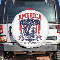250 Years of Freedom Paul Revere Midnight Ride Spare Tire Cover Patriotic Historical Revolution American Flag Shield