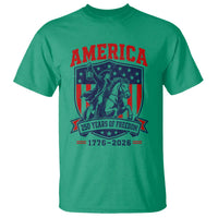 250 Years of Freedom Paul Revere Midnight Ride T Shirt Patriotic Historical Revolution American Flag Shield
