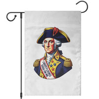 George Washington Patriotic History Graphic Garden Flag Liberty Looks Good On Me 4th of July Founding Father Humor