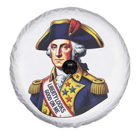 George Washington Patriotic History Graphic Spare Tire Cover Liberty Looks Good On Me 4th of July Founding Father Humor