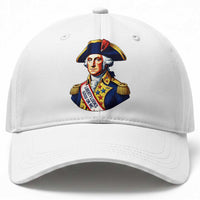 George Washington Patriotic History Graphic Baseball Cap Liberty Looks Good On Me 4th of July Founding Father Humor
