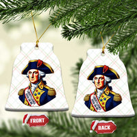 George Washington Patriotic History Graphic Ceramic Ornament Liberty Looks Good On Me 4th of July Founding Father Humor
