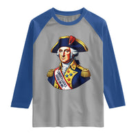 George Washington Patriotic History Graphic Raglan Shirt Liberty Looks Good On Me 4th of July Founding Father Humor