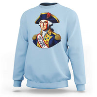 George Washington Patriotic History Graphic Sweatshirt Liberty Looks Good On Me 4th of July Founding Father Humor
