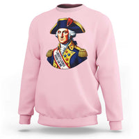 George Washington Patriotic History Graphic Sweatshirt Liberty Looks Good On Me 4th of July Founding Father Humor