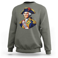 George Washington Patriotic History Graphic Sweatshirt Liberty Looks Good On Me 4th of July Founding Father Humor