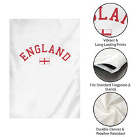 Vintage England Flag Pride Garden Flag Patriotic St Georges Cross Heritage