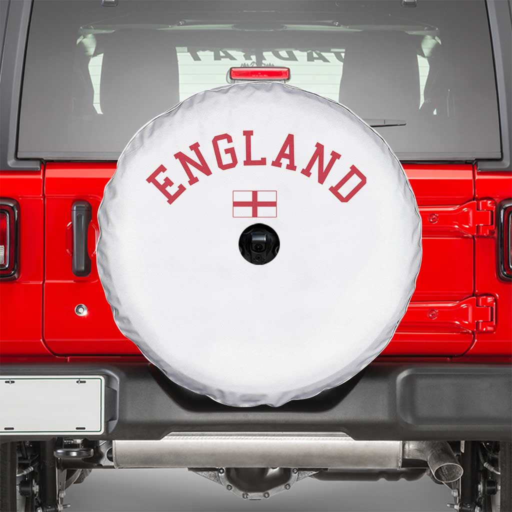 Vintage England Flag Pride Spare Tire Cover Patriotic St Georges Cross Heritage
