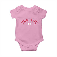 Vintage England Flag Pride Baby Onesie Patriotic St Georges Cross Heritage