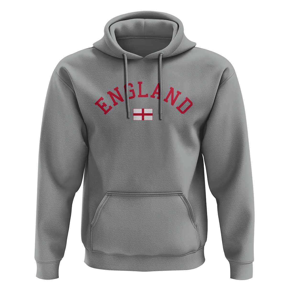 Vintage England Flag Pride Hoodie Patriotic St Georges Cross Heritage