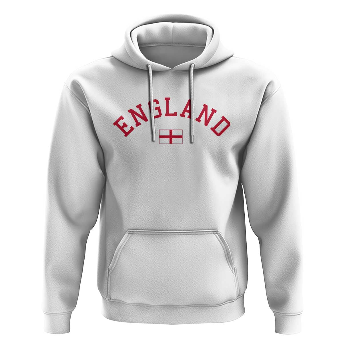 Vintage England Flag Pride Hoodie Patriotic St Georges Cross Heritage