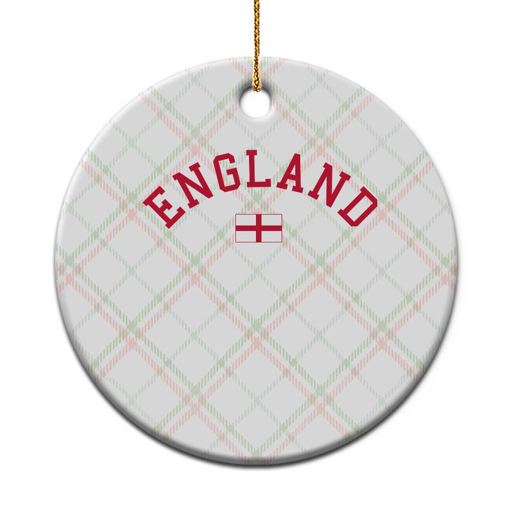 Vintage England Flag Pride Ceramic Ornament Patriotic St Georges Cross Heritage