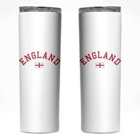 Vintage England Flag Pride Skinny Tumbler Patriotic St Georges Cross Heritage