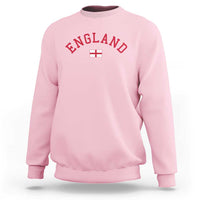 Vintage England Flag Pride Sweatshirt Patriotic St Georges Cross Heritage