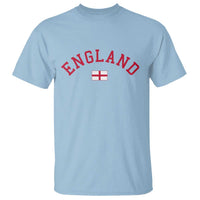 Vintage England Flag Pride T Shirt Patriotic St Georges Cross Heritage