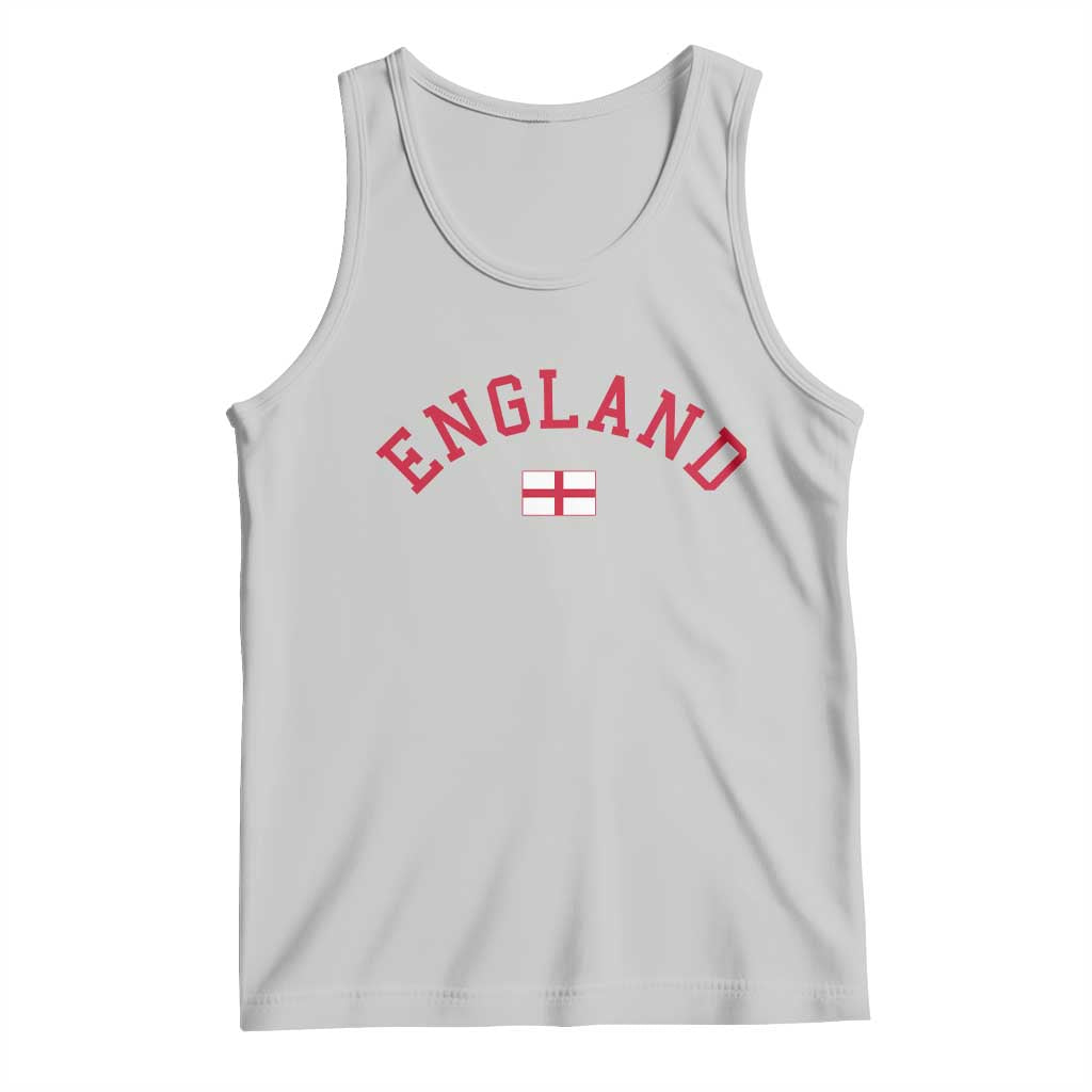 Vintage England Flag Pride Tank Top Patriotic St Georges Cross Heritage