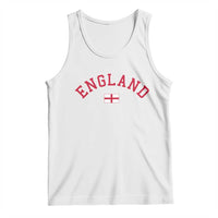 Vintage England Flag Pride Tank Top Patriotic St Georges Cross Heritage