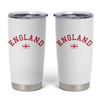 Vintage England Flag Pride Tumbler Cup Patriotic St Georges Cross Heritage