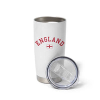 Vintage England Flag Pride Tumbler Cup Patriotic St Georges Cross Heritage