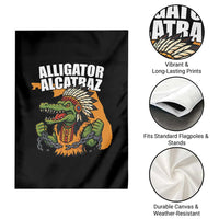 Native Alligator Alcatraz Garden Flag Florida Gator Break The Chain - Wonder Print Shop