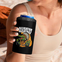 Native Alligator Alcatraz 4 in 1 Can Cooler Tumbler Florida Gator Break The Chain - Wonder Print Shop