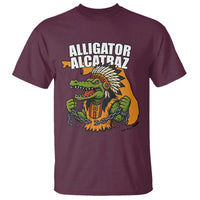 Native Alligator Alcatraz T Shirt Florida Gator Break The Chain - Wonder Print Shop