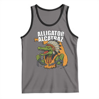 Native Alligator Alcatraz Tank Top Florida Gator Break The Chain - Wonder Print Shop