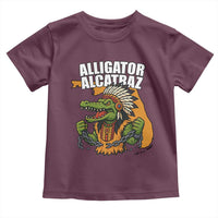Native Alligator Alcatraz Toddler T Shirt Florida Gator Break The Chain - Wonder Print Shop
