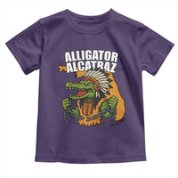 Native Alligator Alcatraz Toddler T Shirt Florida Gator Break The Chain - Wonder Print Shop