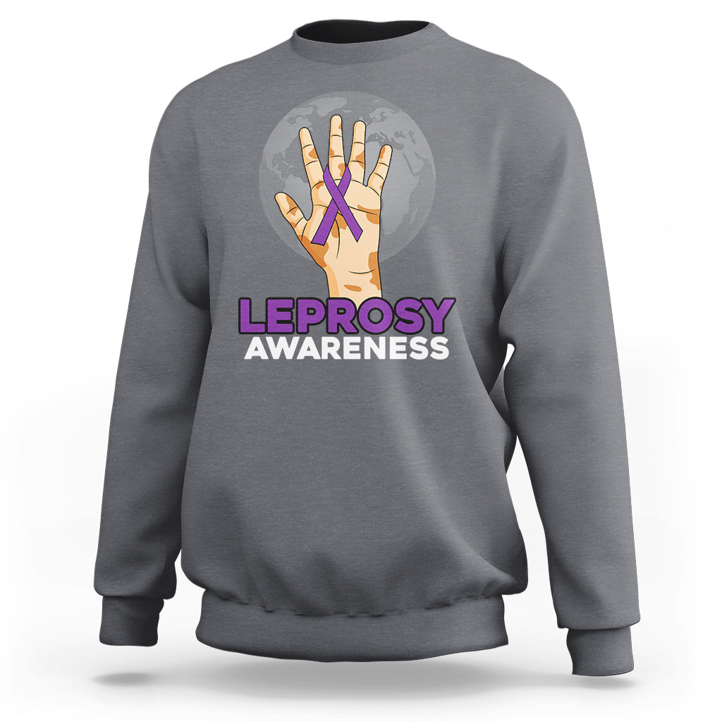 Leprosy Awareness Sweatshirt - Wonder Print Shop